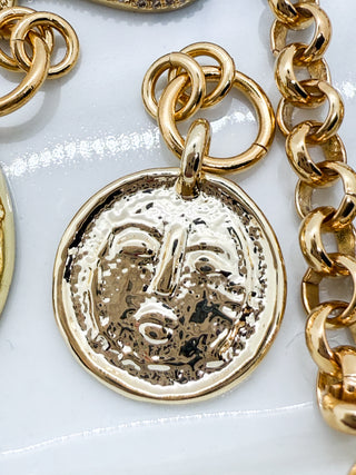 Charm visage Lune