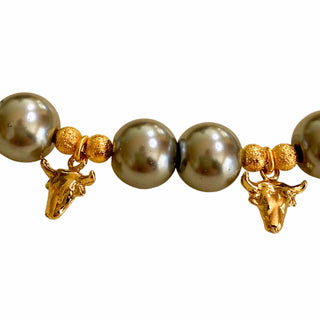Collier Charms Taureau