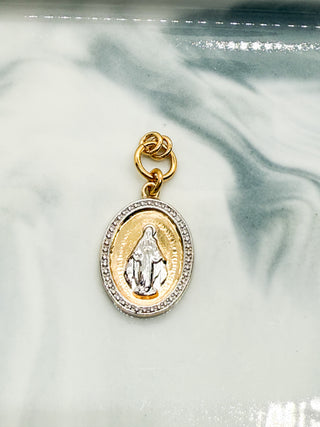 Charm médaille Madone