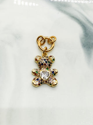 Charm ourson multicolore