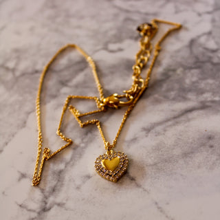 Collier coeur délicat