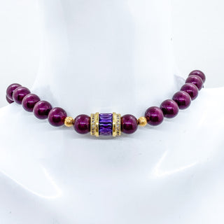 Collier Le Majestueux Prune