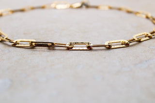 Collier Chaîne Martelée