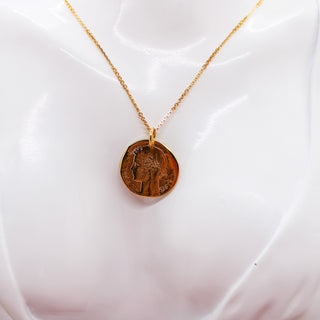 Collier Pièce de Monnaie Antique