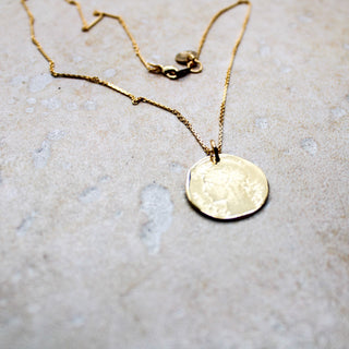 Collier Pièce de Monnaie Antique