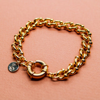 Bracelet Grosse Chaîne Fantaisie