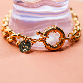 Bracelet Grosse Chaîne Fantaisie