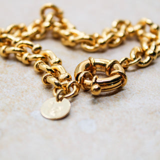 Bracelet Grosse Chaîne Fantaisie