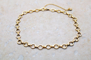 Collier Choker Doré