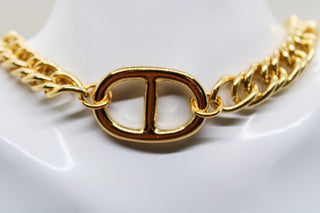 Collier Chaîne Gourmette Marin