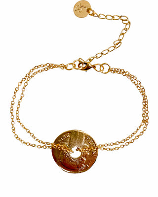 Bracelet Pièce de Monnaie Antique