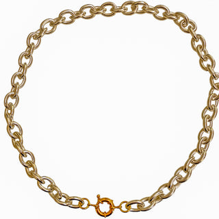 Collier Grosse Chaîne Force Argenté